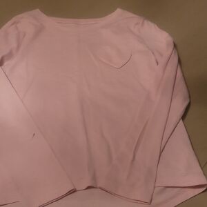 Old Navy Soft Pink Long Sleeve Tee